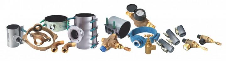 TOM PVC-O Pipe Clamps & Service Connections