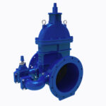 Gate Valve – Resilient Seat Double Flange Integral Bypass PN16