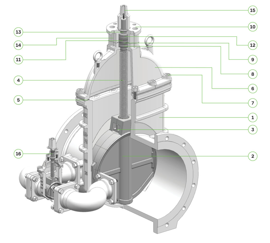 Resilient Seat DF IB PN16 Component